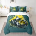 thumbnail image 2 of Drift Kart Bed in a Bag King 7 Pieces - King Size Comforter Set,Racing Karting Bedding Sets Go Kart Race Car Bed Set with Comforter,Sheets,Pillowcases & Shams, 2 of 5