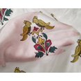 thumbnail image 4 of oneOone Silk Tabby Fabric Leaves|Bird & Floral Block Printed Craft Fabric BTY 42 Inch Wide, 4 of 4