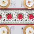 thumbnail image 4 of Yhmxh Christmas Decorations 13 X 72 Inch Christmas Table Runner For Kitchen Decoration Dinner Christmas Holiday Birthday Party Table Home Decoration Christmas Gifts for Kids Christmas Ornaments, 4 of 6