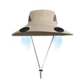 thumbnail image 4 of Birdeem Solar Fan Hat Accessory, 360° Rotating Removable Rechargeable Fan with Solar and USB Charging, Portable Cooling Fan for Hats, Outdoor Activities, and Summer Heat Relief, 4 of 9
