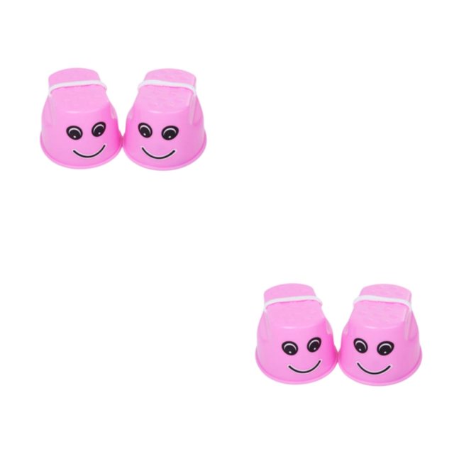 maskred 2pack/lot Fine Workmanship And Environmentally Friendly Walking Stilts Helps pink 2Set