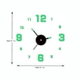 thumbnail image 2 of EGNMCR Alarm Clocks for Bedrooms, Clocks for Living Room DIY Luminous Stereo Digital Wall Clock Wall Sticker Clock Living Room Decoration Clock Wall Clock Wall Sticker, 2 of 2