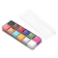 thumbnail image 2 of 12 Color Face Oil Paint Face Paint Face Painting Set 12 Color Face Paint Body Painting Child Makeup Set Dramatic Special Effects Face Makeup Fat Color, 2 of 7