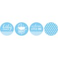 thumbnail image 2 of Darling Souvenir Candy 190 Pcs Baby Shower Theme Stickers DIY Chocolate Labels-Light Blue, 2 of 2