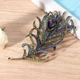 thumbnail image 1 of Women Brooch Pin, Brooch Pin, Perfect Gift Feather Shape For Girls Outdoor Party Adult, 1 of 8