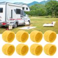 thumbnail image 1 of Trailer Hitch Ball Cover, 8Pcs Truck Tow Ball Cover 50mm Strong Protection Soft Rugged  Tow Bar Ball  For RV, 1 of 8
