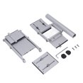 thumbnail image 3 of Chemin de Scie Circulaire, Bonne Stabilité Double Couche Guide Rail Pousser Tirer Type Aluminium Alliage Réglage de Levage avec Clé et Vis pour Dispositif de Mouvement Linéaire, 3 of 8