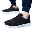 thumbnail image 3 of Kcodviy Men Mesh Mountaineering Casual Men's Go Walk Max-54601 Sneaker Sport Shoes Lace Up Sneaker Men Solid Color Running Breathable Sneaker Rack for Men Bedroom with Light Soft Bottom, 3 of 9