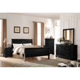 thumbnail image 3 of ACME Louis Philippe Full Bed in Black, 3 of 4