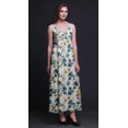thumbnail image 2 of Bimba Robe Longue Maxi Bohème à Bretelles Sans Manches Imprimée Florale pour Femme - Très Petit, 2 of 6