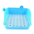 thumbnail image 1 of GROWTH TANK Rabbit Bed Litter Box Pet Toilet Box Pet Toilet Box Corner Tray for Small Potty Blue, 1 of 9