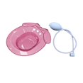 thumbnail image 4 of Esquirla Sitz Bath Multipurpose Sturdy Anti Overflow Soak Pan for Bathroom Dorm Hotel Pink with Flusher, 4 of 8