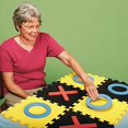 thumbnail image 2 of S&S Worldwide Jumbo Tic-Tac-Toe, 3' Square Foam Board, Storage Box with Handle Included, 5 X's and O's, 2 of 2