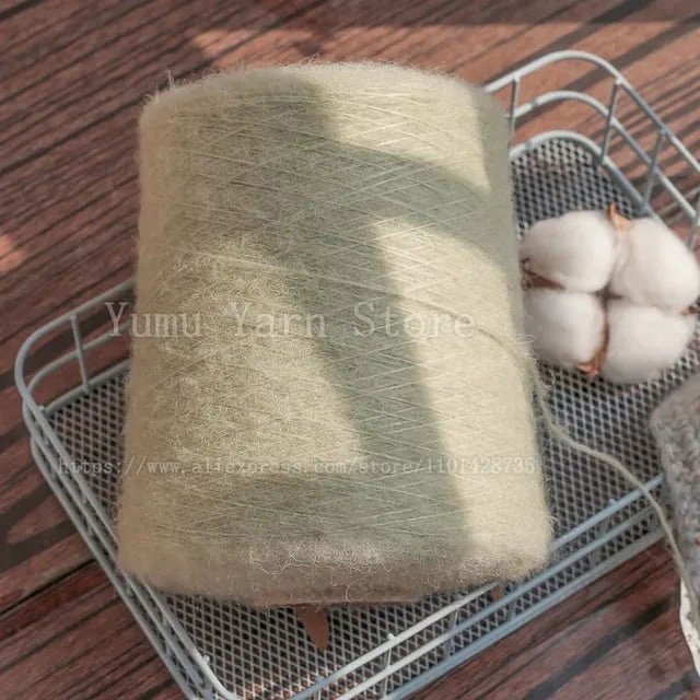 500G/Ball Multicolor Soft Mohair Yarn For Hand Knitting Woollen Acrylic Long Fluffy Crocheting Thread DIY Sweater Fall Winter