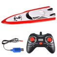 thumbnail image 1 of RC Boat Simulated Remote Control 2.4GHz High Speed Racing Boat Pool Toy for Kids, 1 of 10