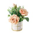 thumbnail image 2 of Xingzhi Simulation Flower Set Elegant Long-lasting Durability Wide Range Of Uses rose Champagne 1Set, 2 of 6