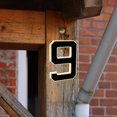 thumbnail image 3 of Modern LED Illuminated Number Sign Acrylic Material Outdoor Address Plaque Bright Energy Efficient LED Weather Resistant Easy Installation for Wall Door Home Exterior Decoration, 3 of 3