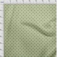 thumbnail image 4 of oneOone Polyester Spandex Light Green Fabric Asian Ornamental Tile Craft Projects Decor Fabric Printed By The Yard 56 Inch Wide, 4 of 4