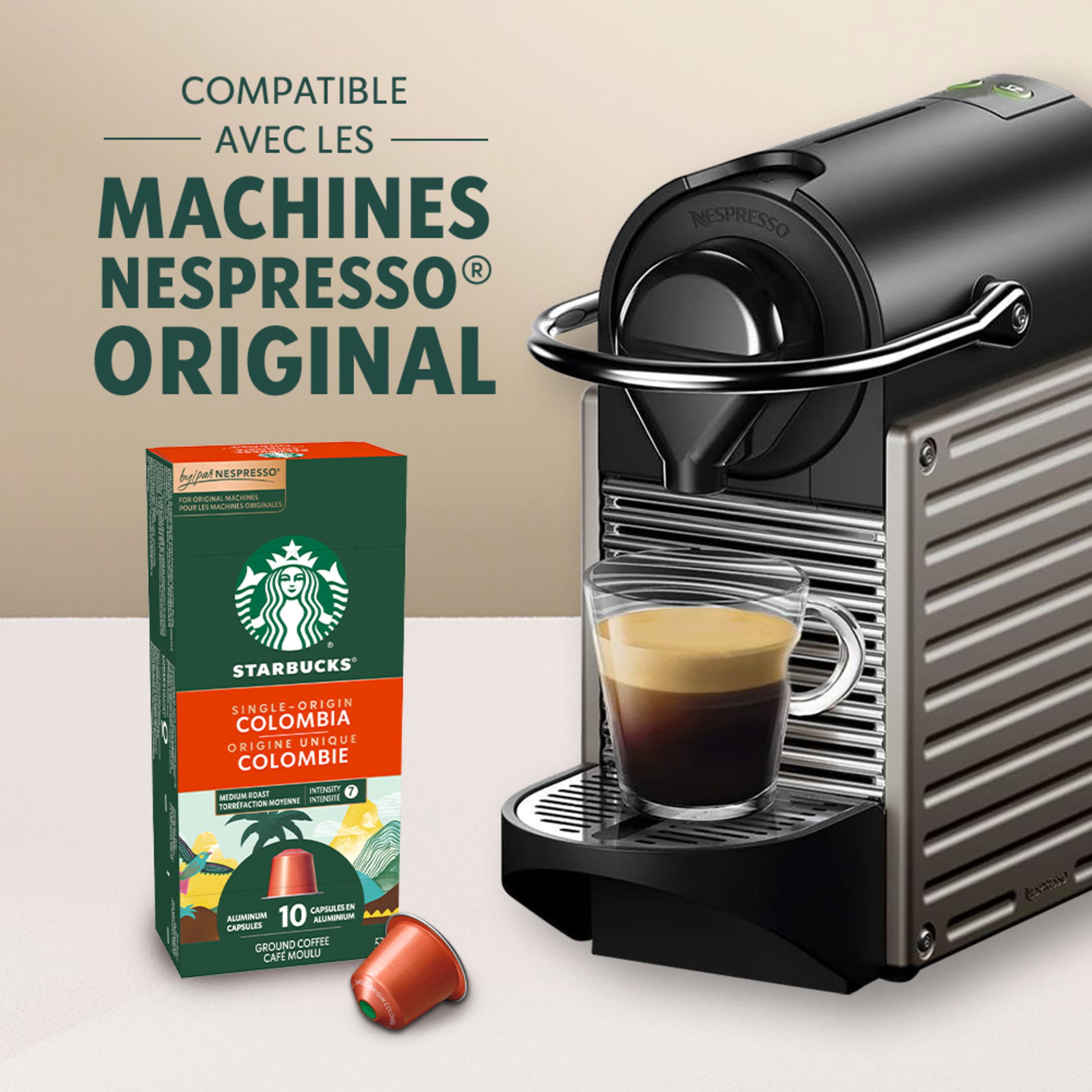 STARBUCKS Par Nespresso Café d'origine unique colombie