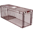 thumbnail image 1 of Tru Catch 30LTD Humane Live Animal Trap - Easy & Safe Catch & Release for Cats, Rabbits, & Other Small Animals - Durable Light Duty TNR - (30" L x 11" H x 9" W), 1 of 4