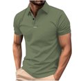 thumbnail image 1 of asjyhkr Golf Shirts for Men Quick drying Performance Short Sleeve Moisture-Wicking Workout Collared Shirts, 1 of 5