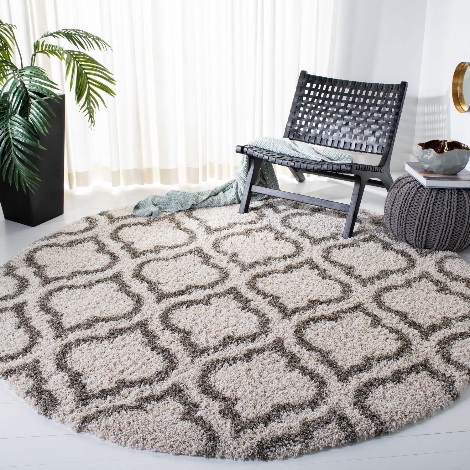 Safavieh Hudson Louise Geometric Shag Area Rug