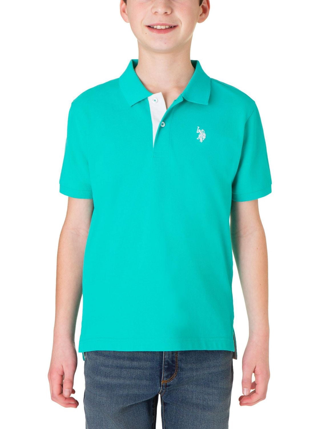 U.S. Polo Assn. Boy's Short Sleeve Polo Shirt