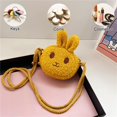 thumbnail image 1 of Dvkptbk Cute Plushed Rabbited Crossbody Bag Fashion Princess Coin Purse Baby Girl Accessory Bag easter decorations, 1 of 6