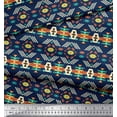 thumbnail image 3 of Soimoi polyester Crepe Fabric Geometric Southwestern Print Fabric by Yard 52 Inch Wide, 3 of 3