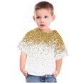 thumbnail image 2 of Besolor T-Shirts d'Été pour Garçons et Filles, Manches Courtes, Col Rond, Pailleté, 3-14 Ans, 2 of 4