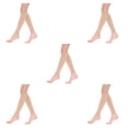 thumbnail image 2 of Guardoinrt Womens Calf Compression Stockings For Comfortable And Protective Compression Comfortable Stockings Nylon skin color M 5Set, 2 of 6