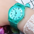 thumbnail image 1 of Dvkptbk Watch Transparent Color Plastic Pvc Strap Dial Ladies Fashion Quartz Watch Watches, 1 of 4