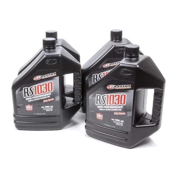 Maxima Racing Oils 39-019128 10W30 Étui pour Huile Synthétique, 4 x 1 gal RS1030