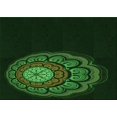 thumbnail image 1 of Ahgly Tapis Rectangulaire Lavable en Machine Vert Transitionnel, 5 Pieds x 7 Pieds, 1 of 7