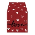 thumbnail image 2 of Boovnll Valentines Day Table Runner, 13x35" Valentine's Day Printing Table Runner, Valentines Table Runner for Holiday Kitchen Dining Table, Party Decor, Valentines Day Decorations, 2 of 6