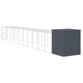 thumbnail image 3 of vidaXL Cage à Poules avec Rangée Anthracite 165x1271x181 cm Acier Galvanisé, 3 of 5
