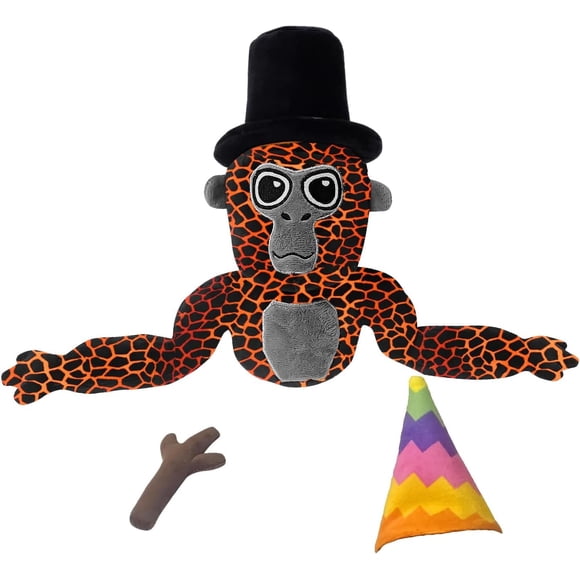 Hexplore Gorilla Tag Peluche, Mignon Singe en Peluche Gorilla Tag, Jouets en Peluche Gorilla Tag pour Cadeaux de Fête à Thème d'Anniversaire pour Enfants