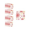 thumbnail image 2 of Amzcrzy Paper Disposable Tableware Set Red Snowflake Christmas Theme Party Tableware Disposable 7-Inchs 9-Inchs Paper Plates Paper Cups Tissue Set Of Party-Themed Paper Plates Set, 2 of 6