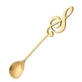 thumbnail image 1 of Agiferg Music Stainless Steel Spoon Dessert Spoon Teaspoon Music Bar Spoon, 1 of 8