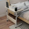 thumbnail image 3 of SOGES Adjustable Movable Laptop Built-in slot Computer Desk for Bed Sofa,Maple, 3 of 5
