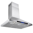 thumbnail image 1 of Roxon 30 in. 900 CFM Wall Mounted Range Hood in Stainless Steel, 1 of 2