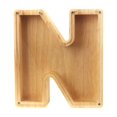 thumbnail image 1 of Boîte de Rangement en Bois pour Lettres Anglaises, Verre Transparent, 1 of 6
