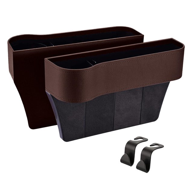 funtasica Seat Multifunctional Organizer for Cellphones Keys Brown