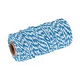 thumbnail image 1 of Unique Bargains Twine Packing String Wrapping Cotton Twine 100M Blue and White Rope for Gift Wrapping Twine, 1 of 1
