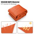 thumbnail image 3 of Yescom 28FT Triangle Sun Shade Sail 97% UV Block Commercial Carpark Pool Camping Playground Outdoor Bright Orange, 3 of 10