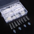 thumbnail image 3 of 288Pcs/Box Quick Building Fake Nails Visible Decorative Ultra-Thin Transparent Plastic Nail Mold Tips Nail Supplies, 3 of 10