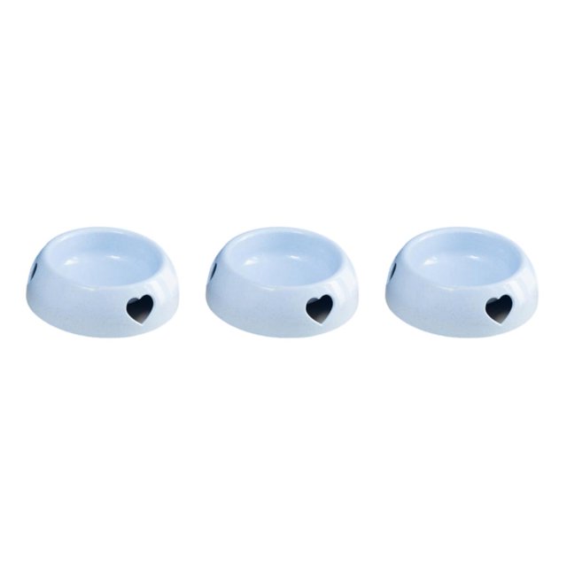 Maytalsory Environmentally Friendly Choice For Pet S Feeding Plastic Dog Bowl And Multiple light blue large size 3Set