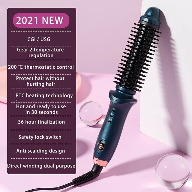 TopLLC Fully Automatic Curling Iron Electric Rotating Large Curling Wave Curling Iron Negative Hot Comb Straightener curling iron