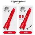 thumbnail image 2 of MesaSe Sink Wrench 8 in 1 Multifunctional Wrench Tool with Nut Remover & Bolt Extractor Double-head Plumbing Wrench Quick Installation for Kitchen Sinks Water Basins Faucets Heaters, 2 of 7