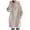 zb-Khaki, variant on fartey Womens Long Hoodies Zip Up Solid Sweatshirt Jacket Long Sleeve Cozy Shirt Comfy Outwear Plus Size Hooded Coat